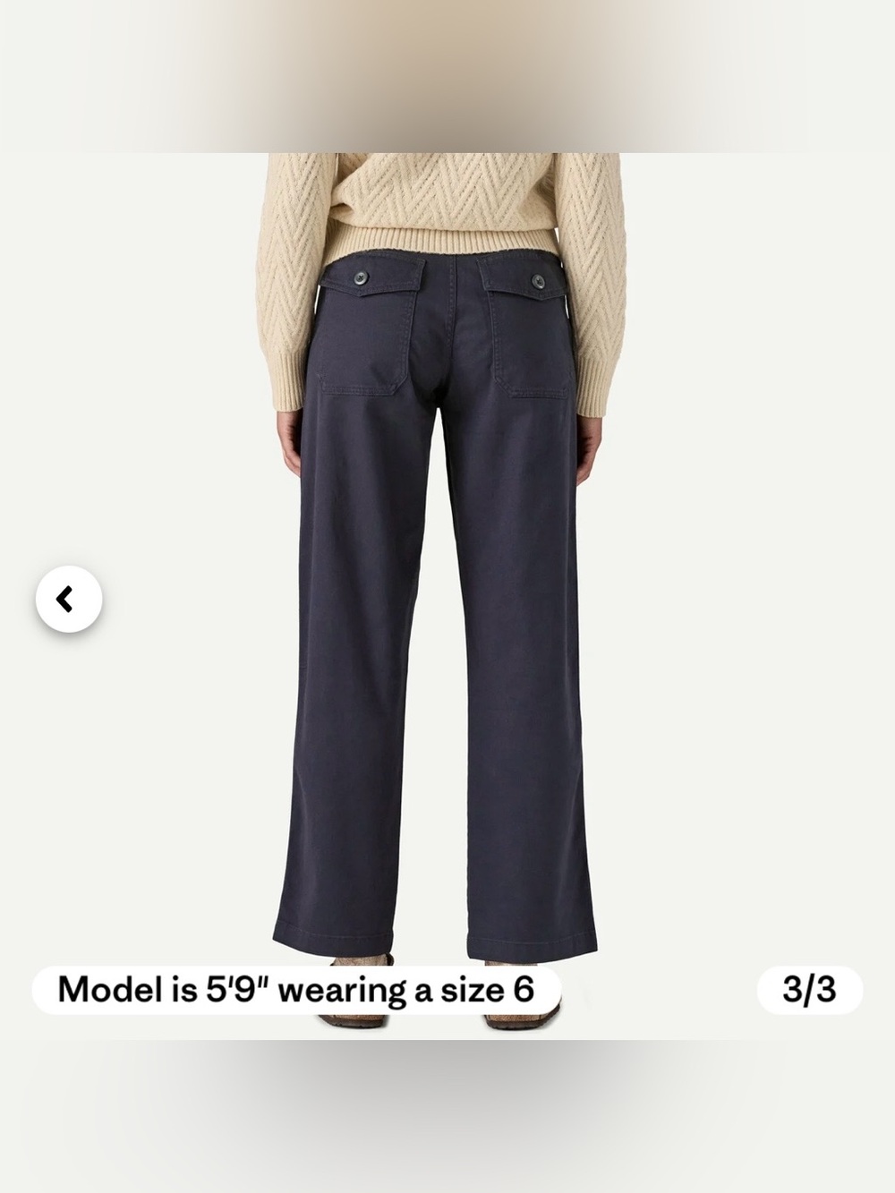 Patagonia Women’s Utility Pants - Slate Blue - Picture 2 of 7